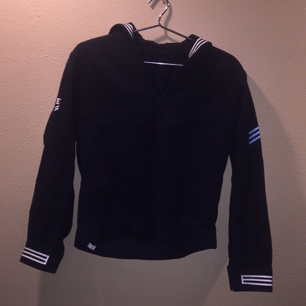 US Navy service dress blues crackerjack